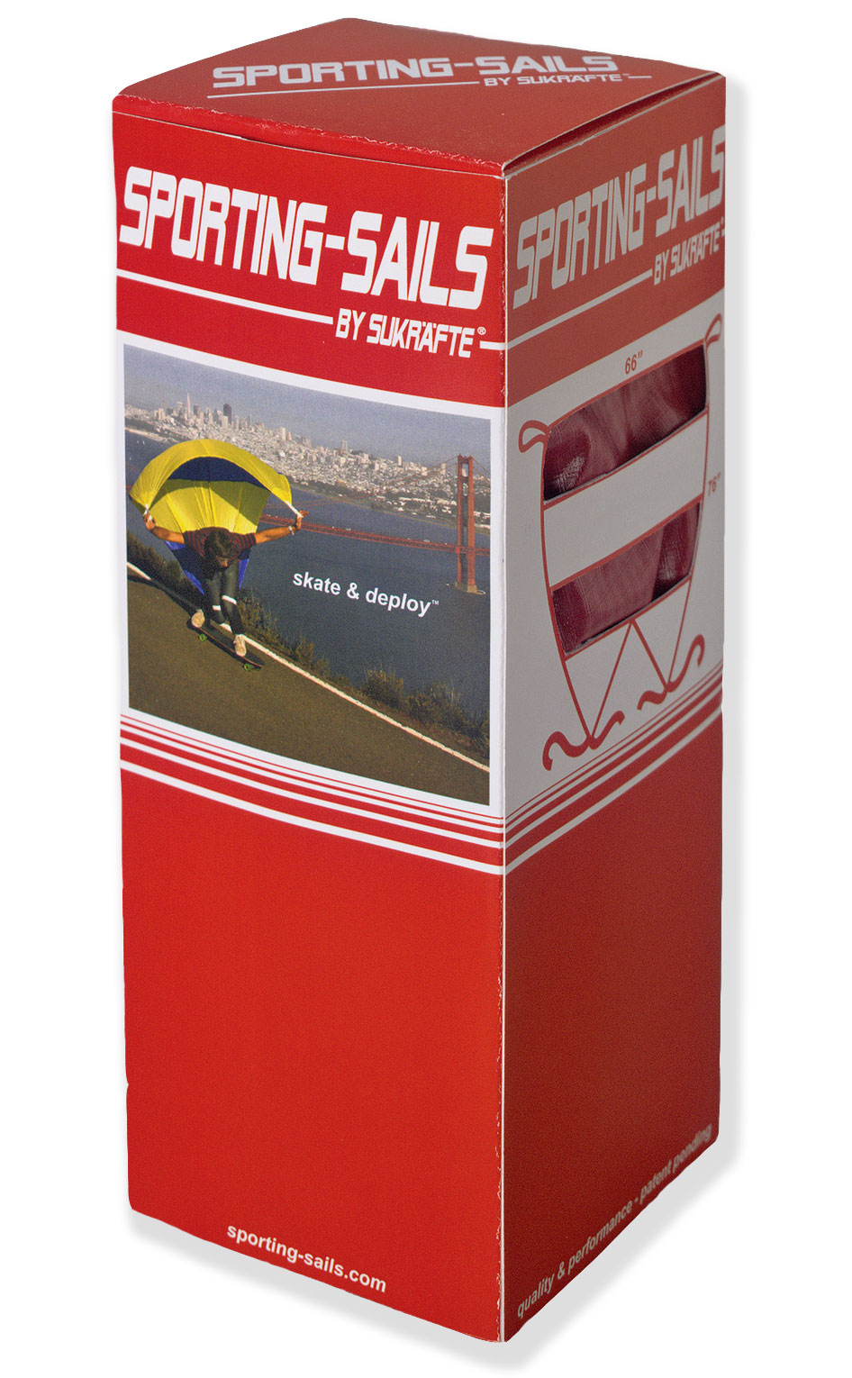 SPORTING-SAILS - Downhill Longboarding, Skateboarding, Skiing,  Snowboarding Sail