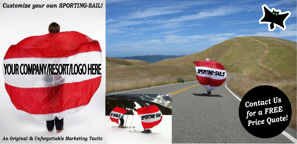 SPORTING-SAILS - Buy Skateboarding, Ski/Skateboard Wingsuit Body Sail Parachute